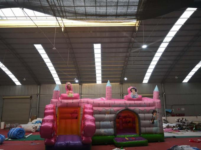 Conception adaptée aux besoins du client imperméable géante de princesse Inflatable Castle Bounce House