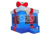 Birthday Gift Moonwalk Bouncy Castle Customized Size 0.55mm PVC Material